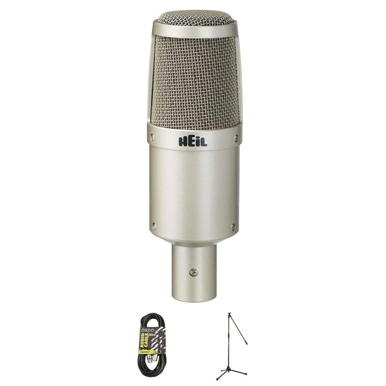 Heil Sound PR30 Mic Bundle with Stand and XLR Cable Heil Sound PR30 Mic Bundle with Stand and XLR Cable