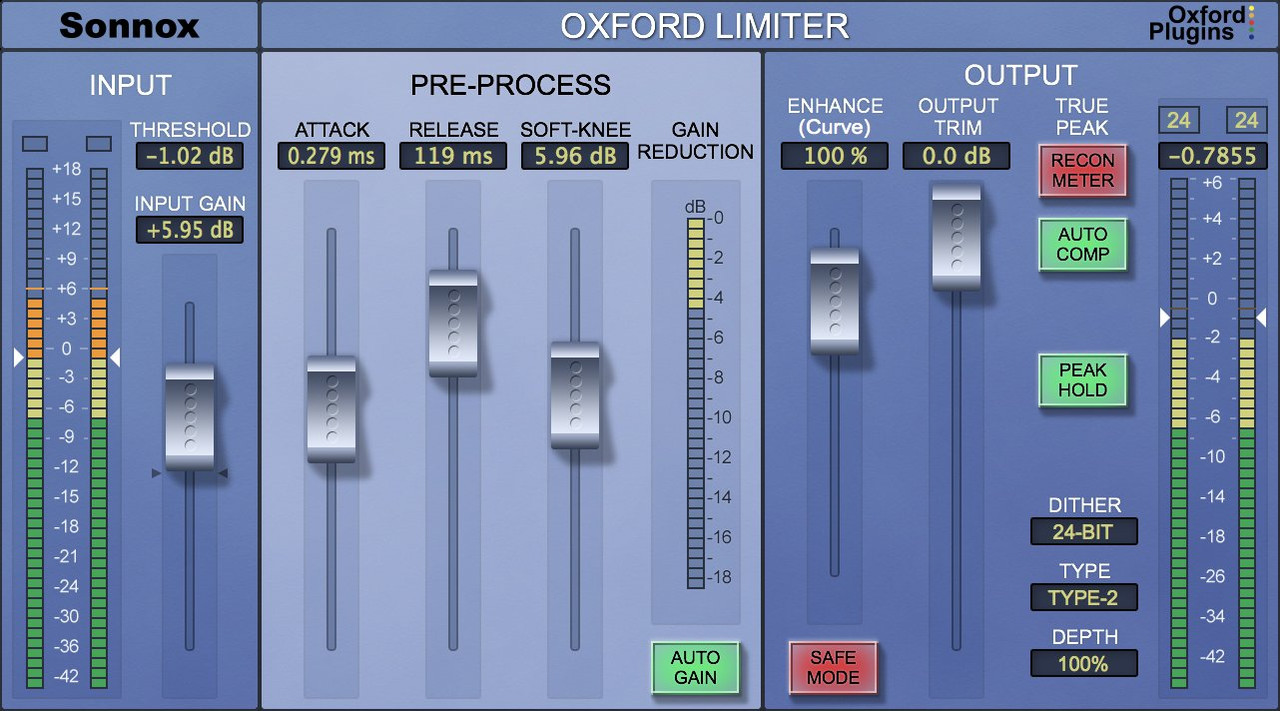 Sonnox Oxford Limiter Sonnox Oxford Limiter