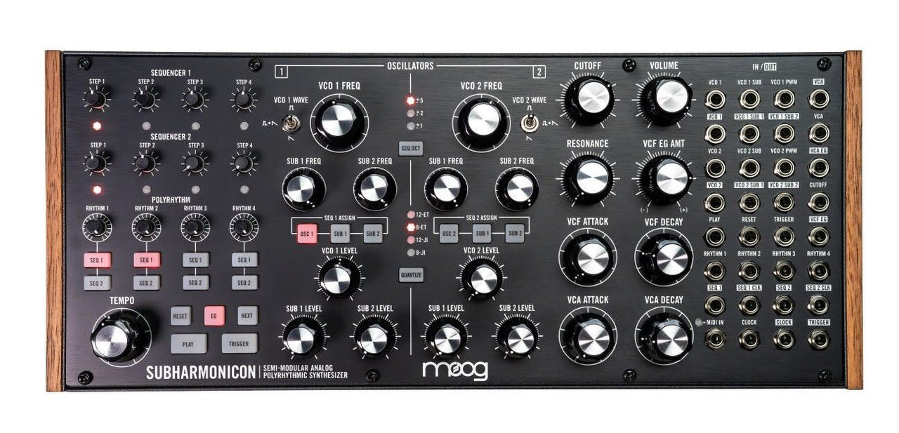 Moog Subharmonicon Semi-Modular Polyrhythmic Analogue Synthesizer Moog Subharmonicon Semi-Modular Polyrhythmic Analogue Synthesizer