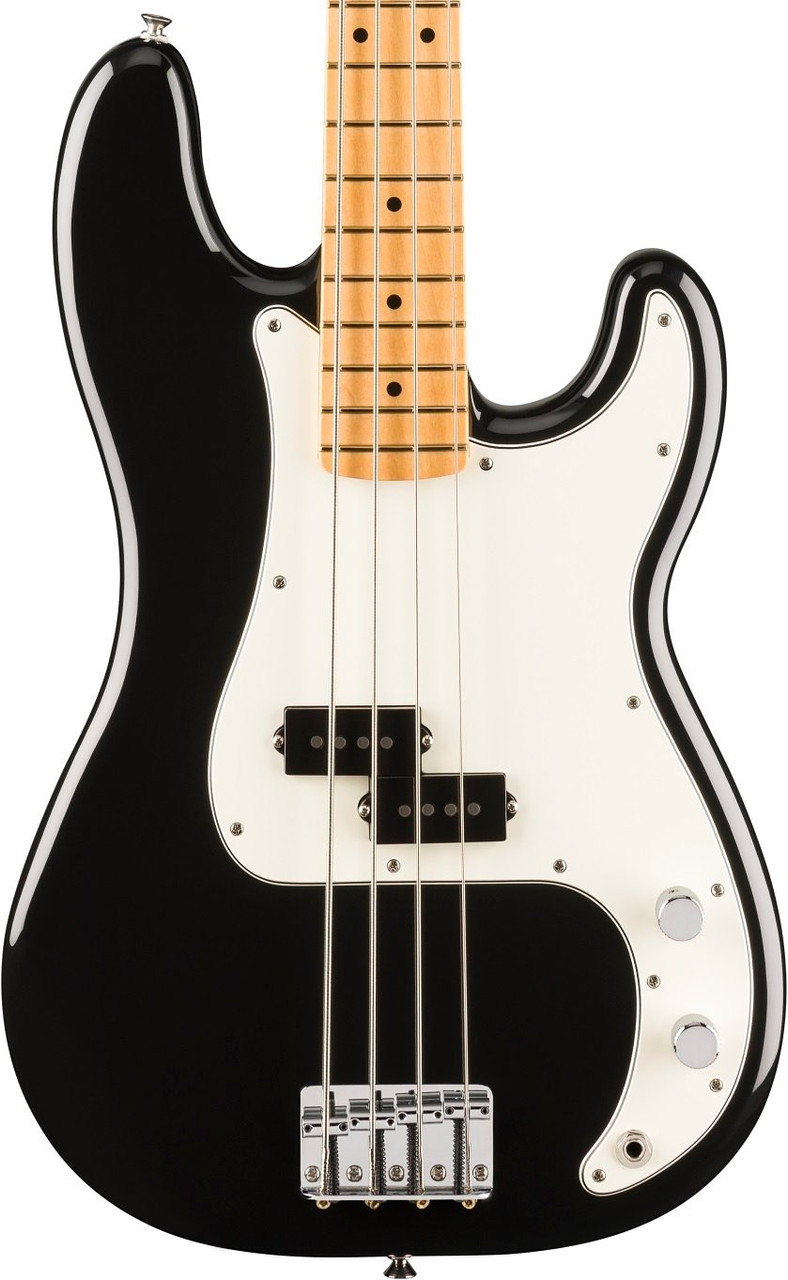 Fender Player II Precision Bass Guitar Maple Fingerboard Black Fender Player II Precision Bass Guitar Maple Fingerboard Black