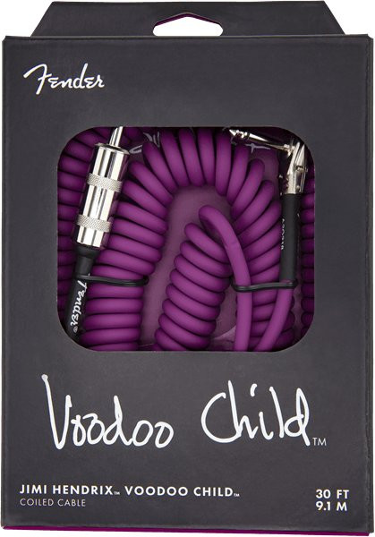 Fender Hendrix Voodoo Child Cable in Purple Fender Hendrix Voodoo Child Cable in Purple