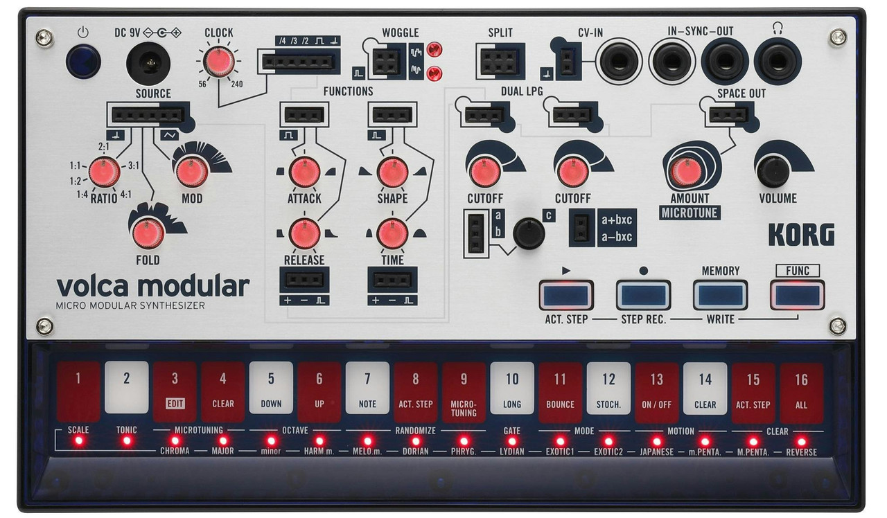 Korg Volca Modular Micro Modular Desktop Synthesizer Korg Volca Modular Micro Modular Desktop Synthesizer