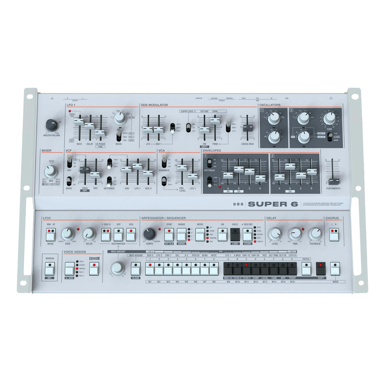 UDO Super Gemini - 20 Voice 61 Key Analog-Hybrid Polyphonic