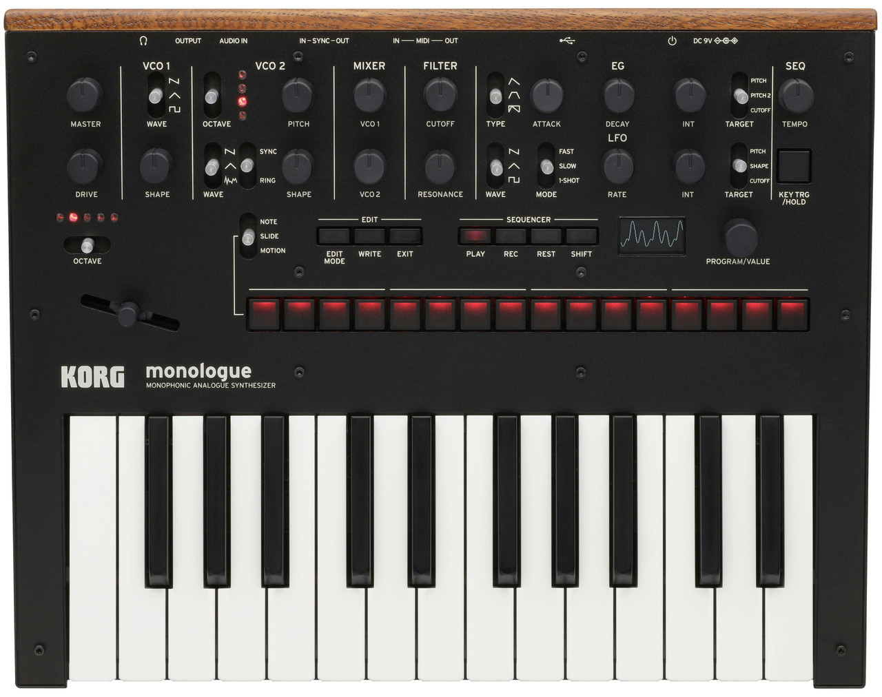 Korg Monologue Monophonic Analog Synthesizer in Blue - Andertons