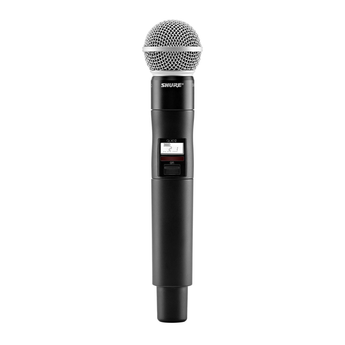 Shure QLXD2/SM58 Handheld Wireless Transmitter with SM58 Capsule - Ch. 38