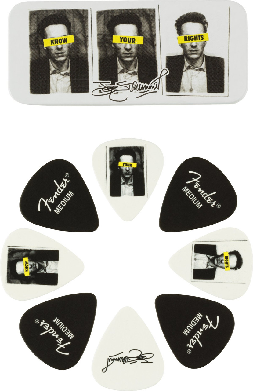 Fender Joe Strummer Pick Tin Medium 8 Fender Joe Strummer Pick Tin Medium 8