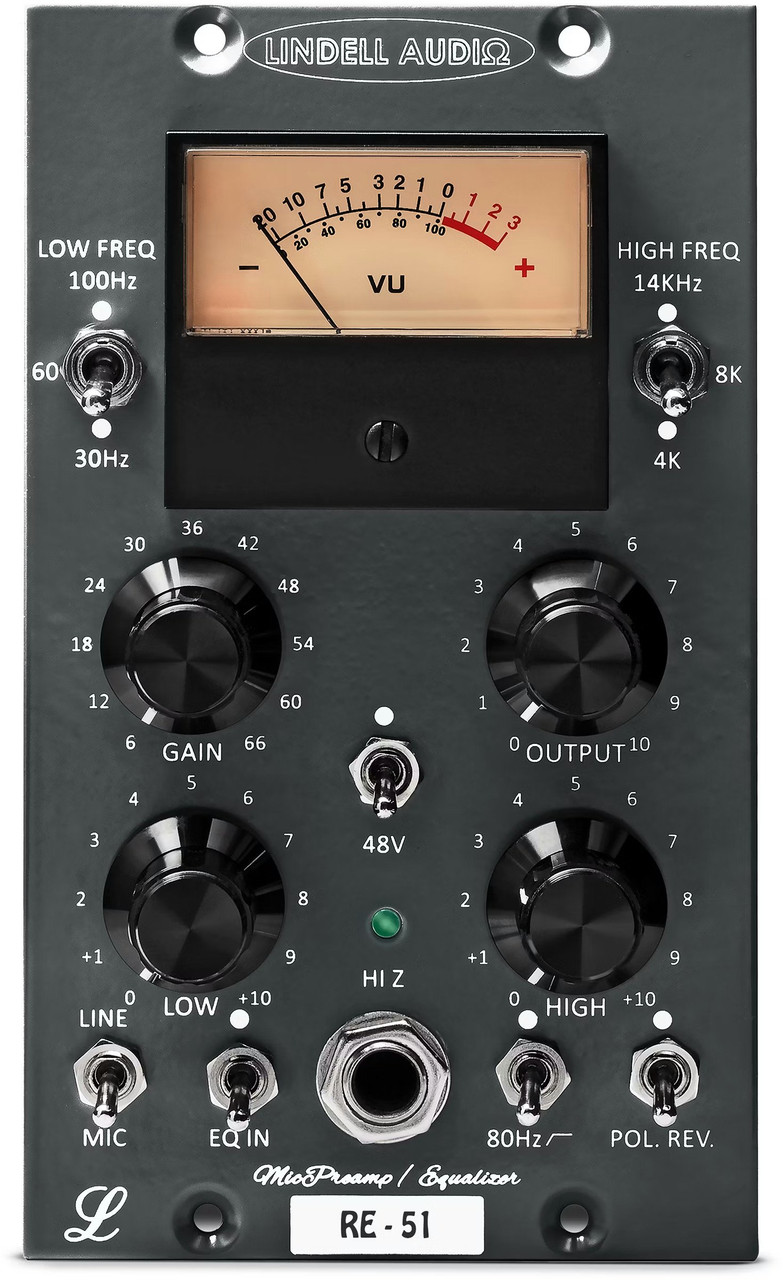 Lindell Audio RE51 Retro 500-Series Mic Pre 500 SERIES Lindell Audio RE51 Retro 500-Series Mic Pre 500 SERIES