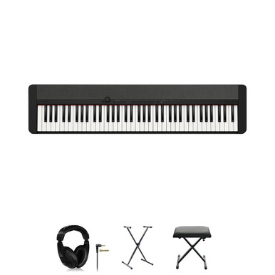 Casio CT-S1-76 76 Key Portable Keyboard in Black - Andertons Music Co