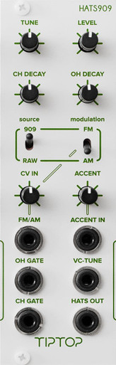 TipTop Audio - HATS909 TR909 Hi-Hats Generator - Andertons Music Co.