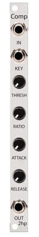 2hp Comp Compressor with Sidechain Eurorack Module 2hp Comp Compressor with Sidechain Eurorack Module