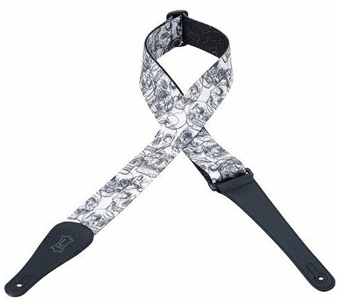 Levys Skull Polyester - Black and White Skulls Levys Skull Polyester - Black and White Skulls