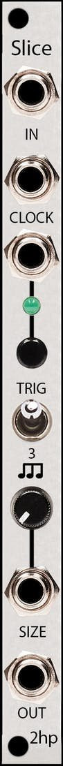 2HP Slice Eurorack Module 2HP Slice Eurorack Module