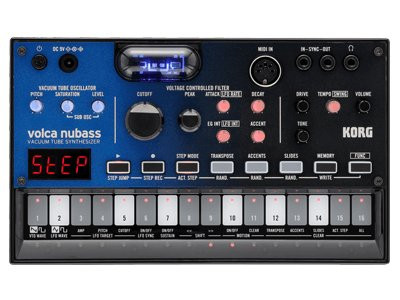 Korg Volca Nubass Vacuum Tube Bass Synthesizer Korg Volca Nubass Vacuum Tube Bass Synthesizer