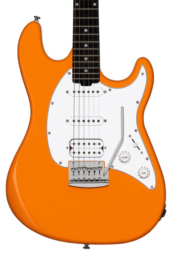 Sterling by Music Man Sub Cutlass CT20 HSS in Sunrise Orange with