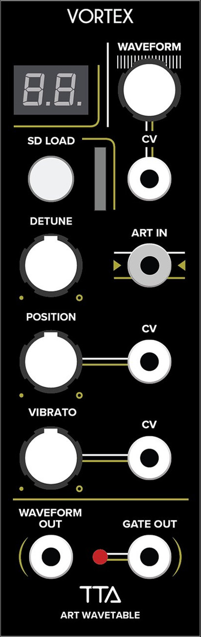 TipTop ART VORTEX - ART Wavetable Oscillator TipTop ART VORTEX - ART Wavetable Oscillator