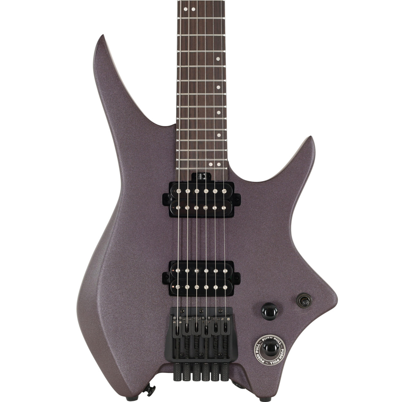 HILS NEXT HN3 Headless Electric Guitar in Satin Metallic Deep Purple HILS NEXT HN3 Headless Electric Guitar in Satin Metallic Deep Purple