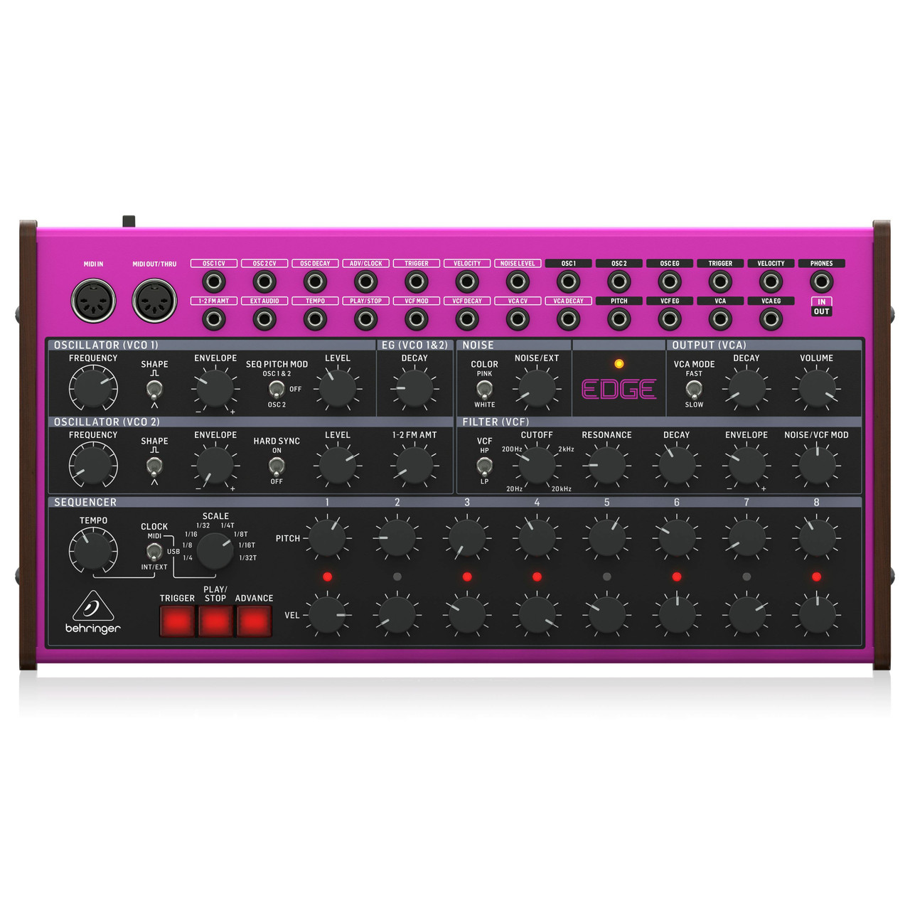 Behringer Edge Analogue Semi-Modular Percussion Synthesizer Behringer Edge Analogue Semi-Modular Percussion Synthesizer