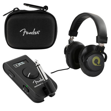 Fender Mustang Micro Plus Bundle with Case and Headphones