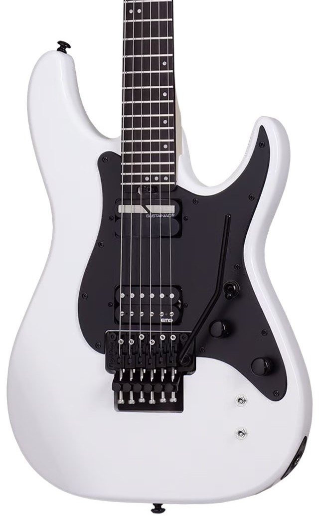 Schecter Sun Valley in Super Shredder-Fr S Gloss White