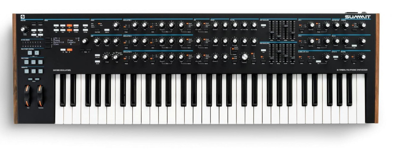 Novation Summit Two-part 16-voice 61 Key Polyphonic Synth Novation Summit Two-part 16-voice 61 Key Polyphonic Synth