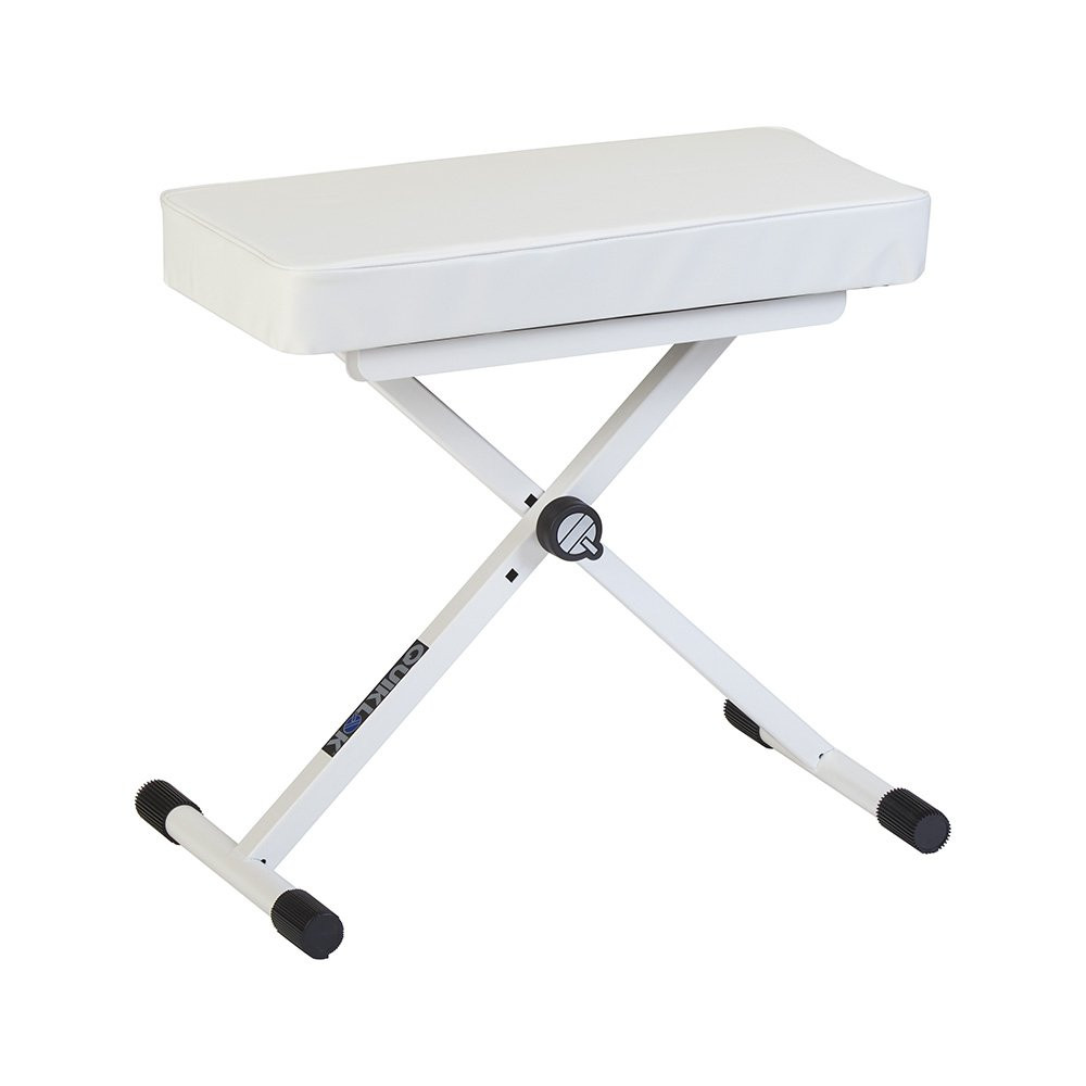 Quiklok BX8 Keyboard Bench in WHITE Quiklok BX8 Keyboard Bench in WHITE