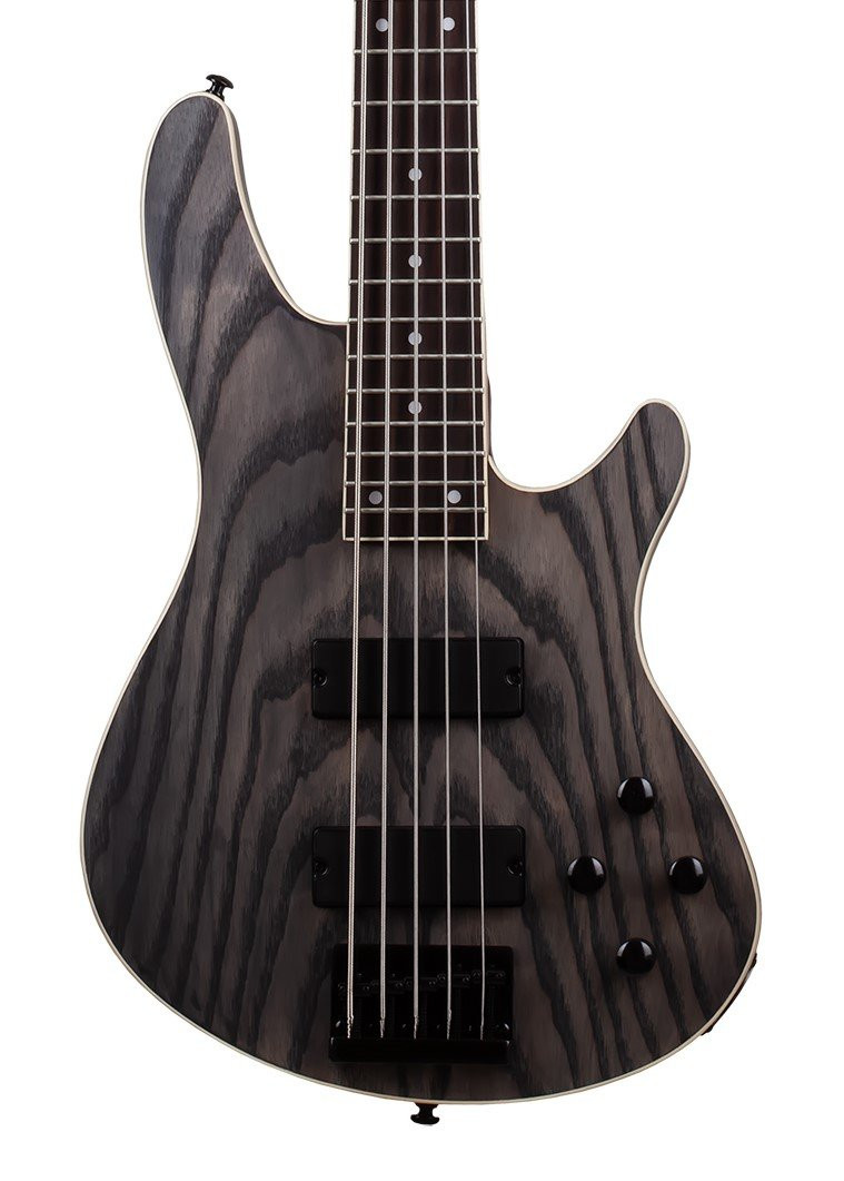 Schecter C-5 Standard Bass Guitar in Charcoal Satin