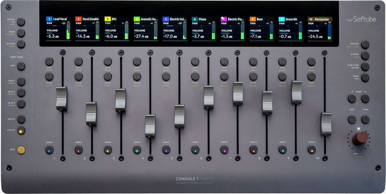 Softube Console 1 MKIII Fader motorized faders for DAW Softube Console 1 MKIII Fader motorized faders for DAW