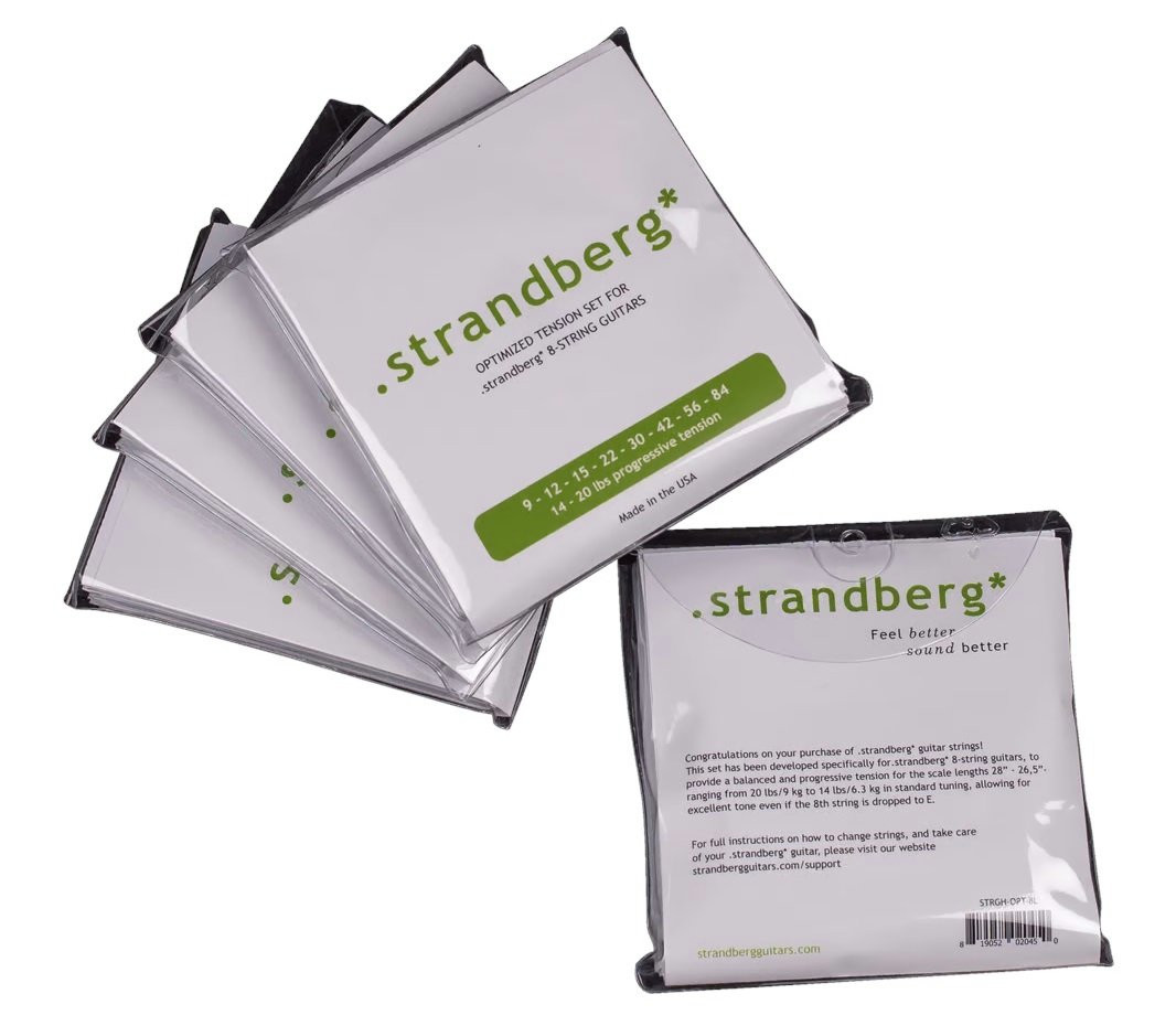 Strandberg Optimized Tension 8-String Set x5 Strandberg Optimized Tension 8-String Set x5