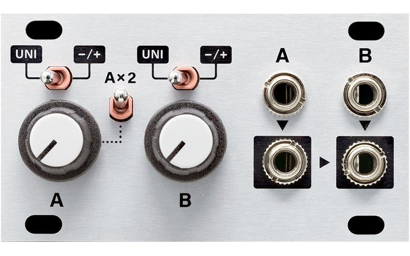 Intellijel 1U Duatt Dual Attenuverter Eurorack Module Intellijel 1U Duatt Dual Attenuverter Eurorack Module