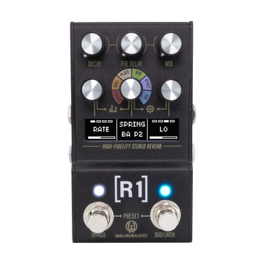 ギター Walrus R1 High Fidelity Stereo Reverb Walrus Audio Mako Series MKII R1 High-Fidelity Reverb Pedal