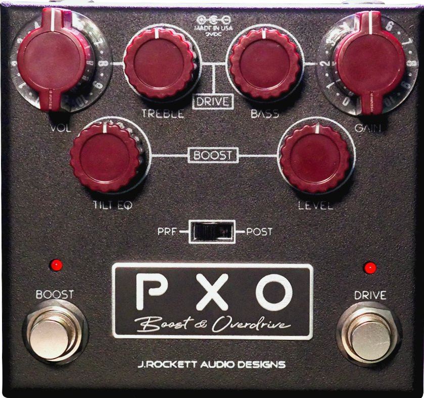 J Rockett Audio Designs PXO Phil-X Signature Boost and Overdrive Pedal
