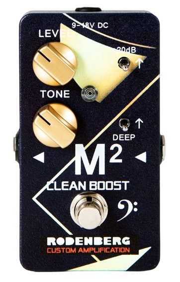 Rodenberg M2 Clean Boost Marcus Miller Signature Pedal Rodenberg M2 Clean Boost Marcus Miller Signature Pedal