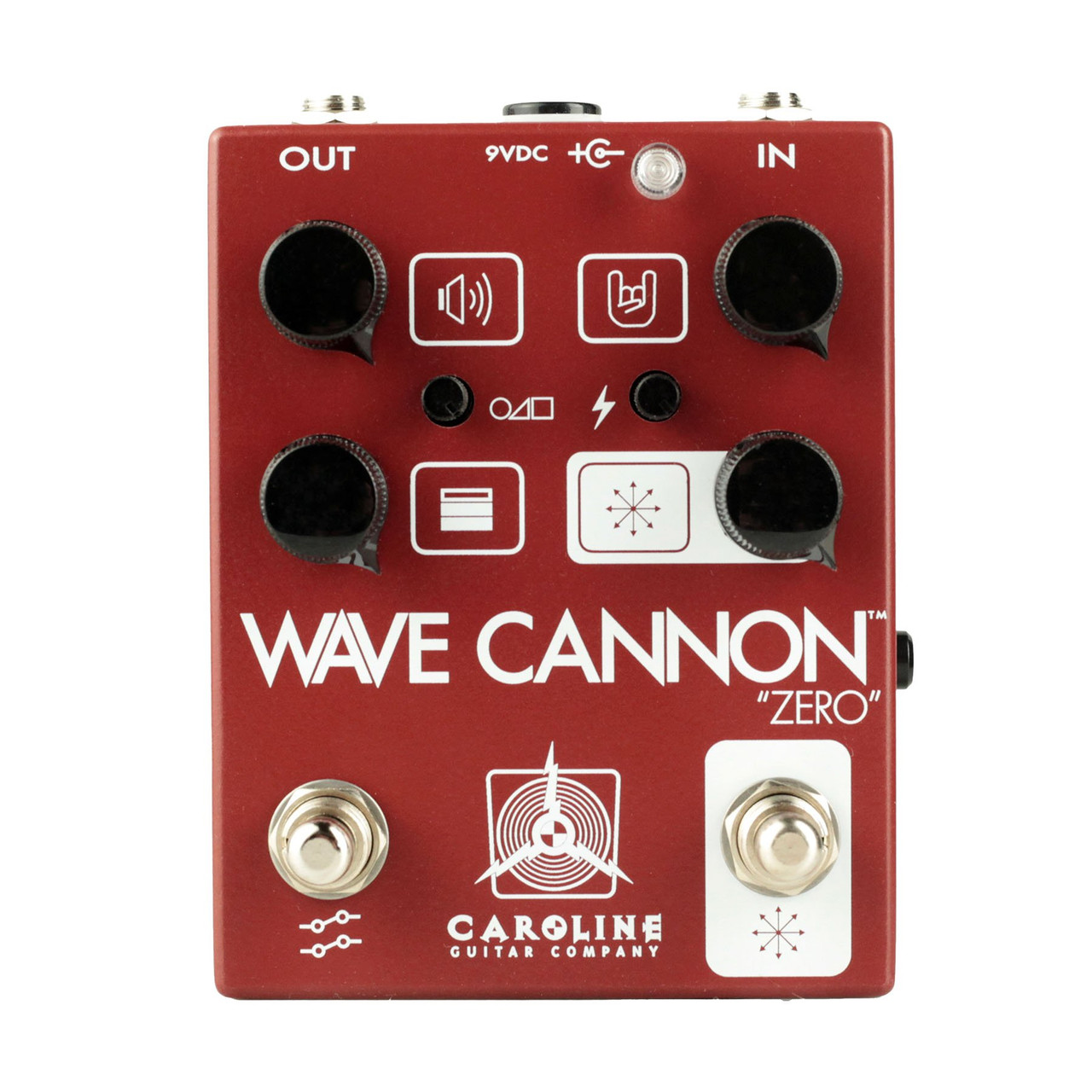 Caroline Guitar Company Wave Cannon Zero Drive and Oscillation Pedal Caroline Guitar Company Wave Cannon Zero Drive and Oscillation Pedal