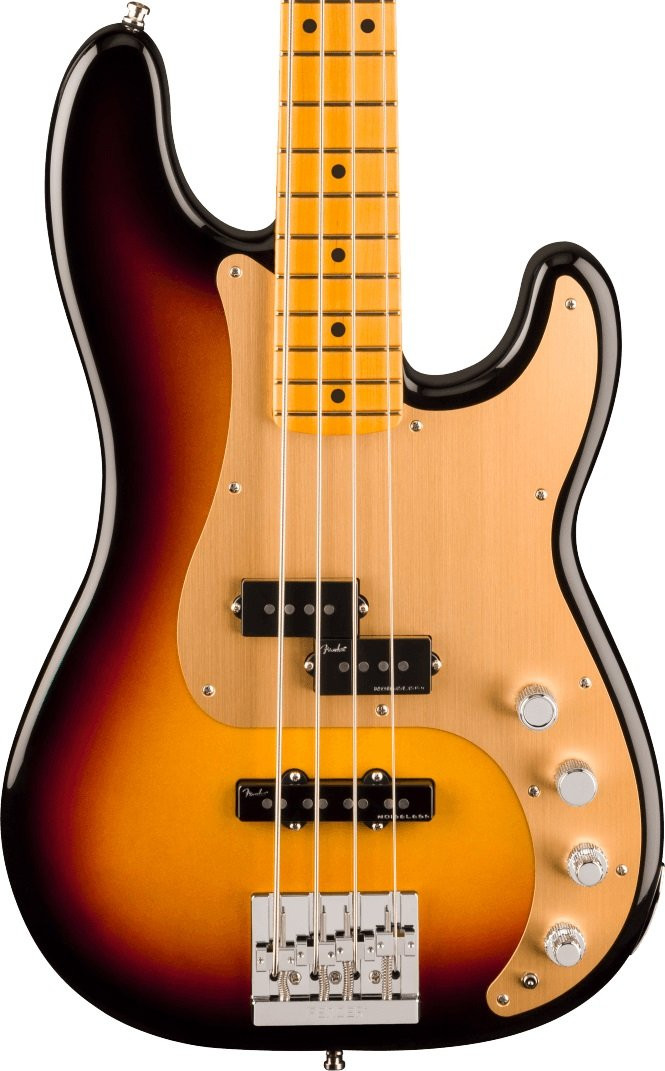 Fender American Ultra II Precision Bass Guitar in Ultraburst Maple Fingerboard Fender American Ultra II Precision Bass Guitar in Ultraburst Maple Fingerboard