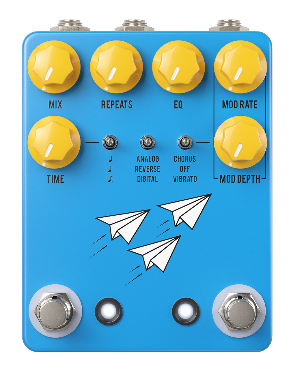 JHS Pedals Flight Delay Pedal With Tap Tempo in Blue JHS Pedals Flight Delay Pedal With Tap Tempo in Blue