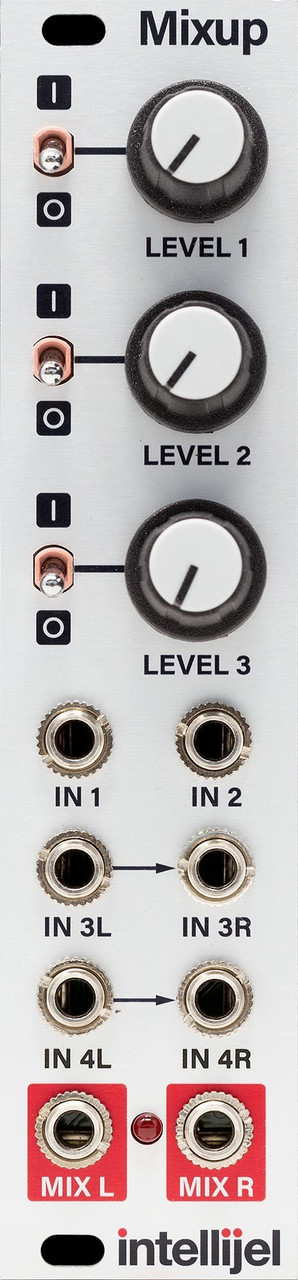 Intellijel Mixup Stereo Chainable Mixer Eurorack Module Intellijel Mixup Stereo Chainable Mixer Eurorack Module