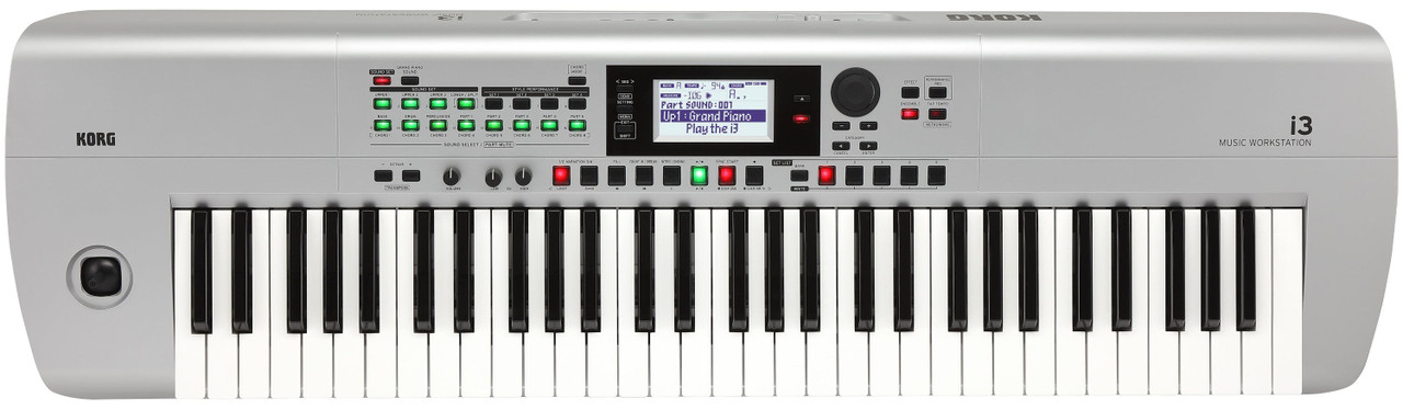 Korg i3 Workstation Keyboard in Silver Korg i3 Workstation Keyboard in Silver