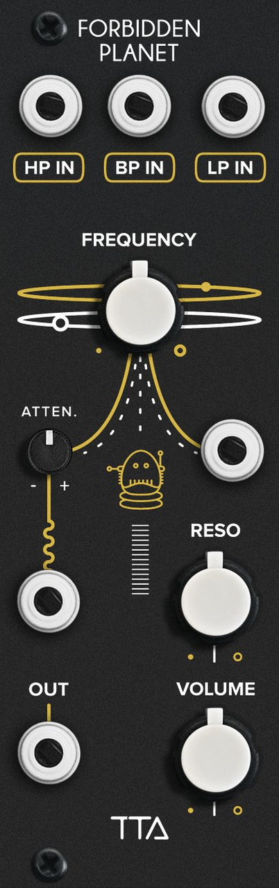 TipTop Audio - Forbidden Planet Analog Filter - Black TipTop Audio - Forbidden Planet Analog Filter - Black