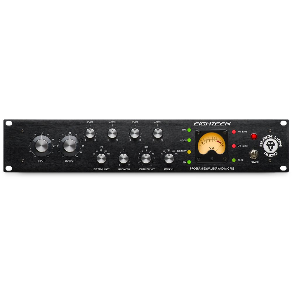 Black Lion Audio - Eighteen Channel Strip EQ & Mic Pre