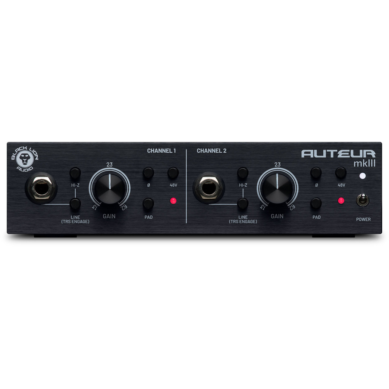 Black Lion AUTEUR MK3 2 Channel Transformer Coupled Mic Preamp