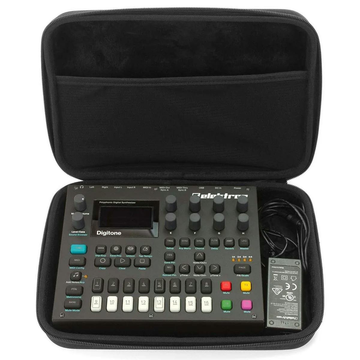 PULSE Case For Elektron Digitakt / Digitone / Syntakt in Black PULSE Case For Elektron Digitakt / Digitone / Syntakt in Black