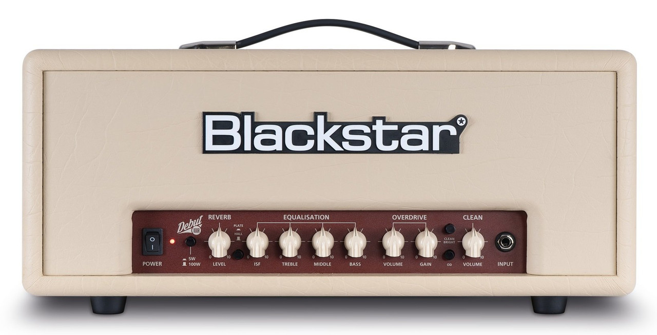 Blackstar Debut 100RH 100W Head with Reverb in Cream Blackstar Debut 100RH 100W Head with Reverb in Cream