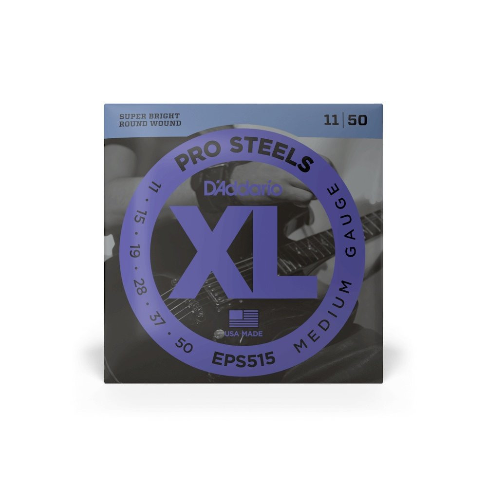 D'Addario XL ProSteel 11-50 Stainless Steel Medium Electric Guitar Strings D'Addario XL ProSteel 11-50 Stainless Steel Medium Electric Guitar Strings