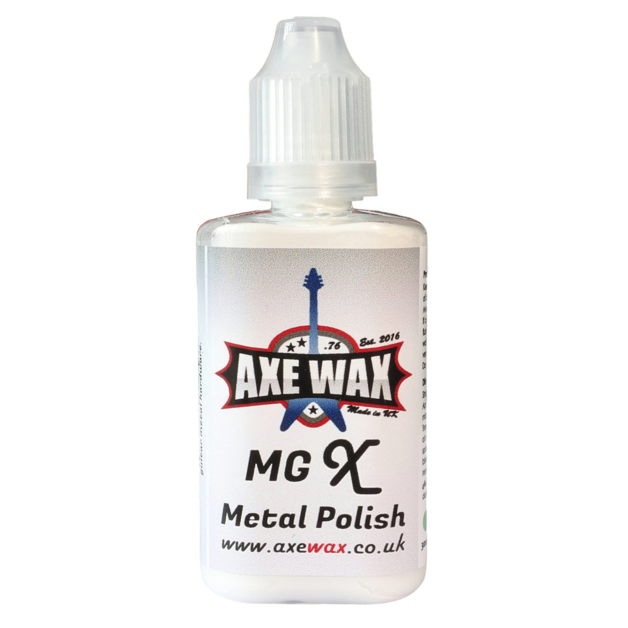 Axewax MGX Metal Polish 30ml Fret Polishing Kit Axewax MGX Metal Polish 30ml Fret Polishing Kit