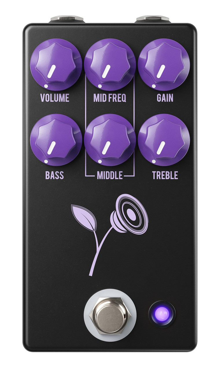 JHS Pedals Violet Lari Basilio Signature Overdrive Distortion Pedal in Black JHS Pedals Violet Lari Basilio Signature Overdrive Distortion Pedal in Black