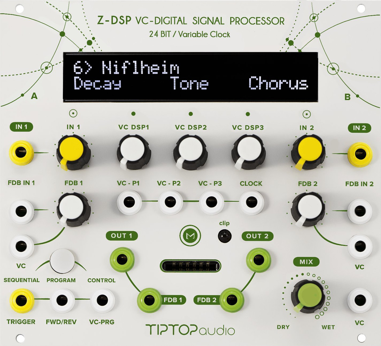 TipTop Audio - Z-DSP Voltage Controlled Digital Signal Processor NS