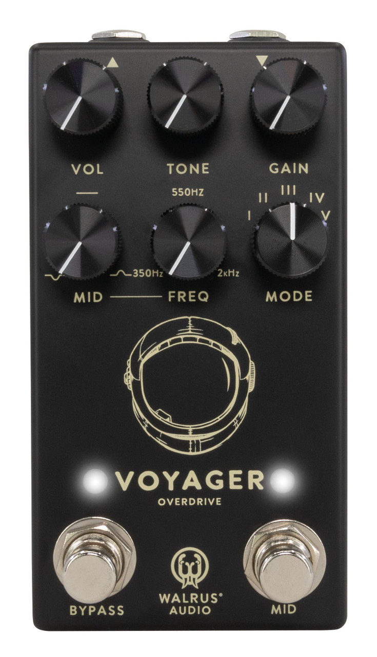 Walrus Audio Voyager MKII Preamp Overdrive Pedal in Seafoam