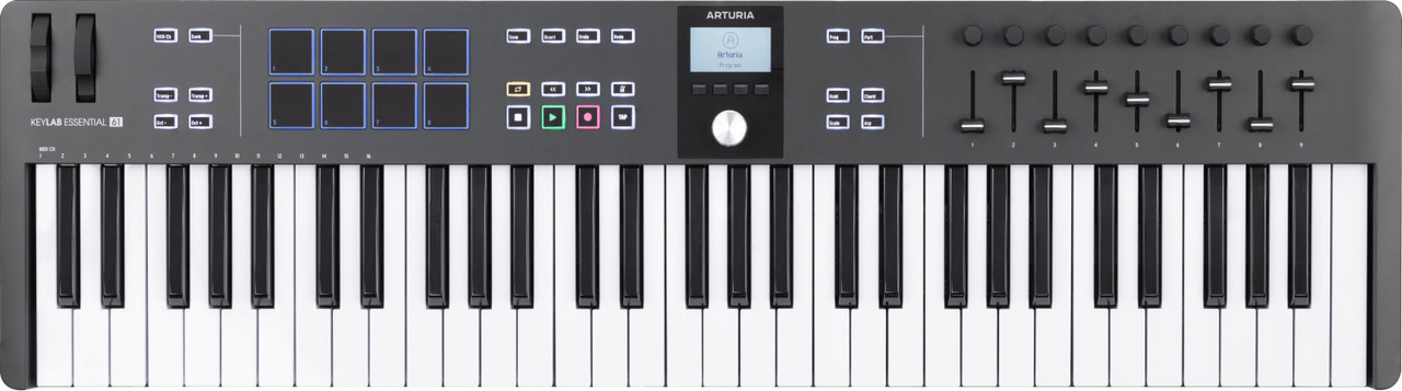 Arturia Keylab Essential 3 61-Note in Black Arturia Keylab Essential 3 61-Note in Black