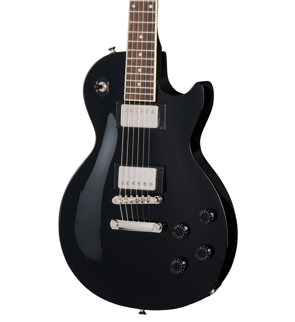 Epiphone Inspired by Gibson Les Paul Tribute Electric Guitar in Ebony Epiphone Inspired by Gibson Les Paul Tribute Electric Guitar in Ebony
