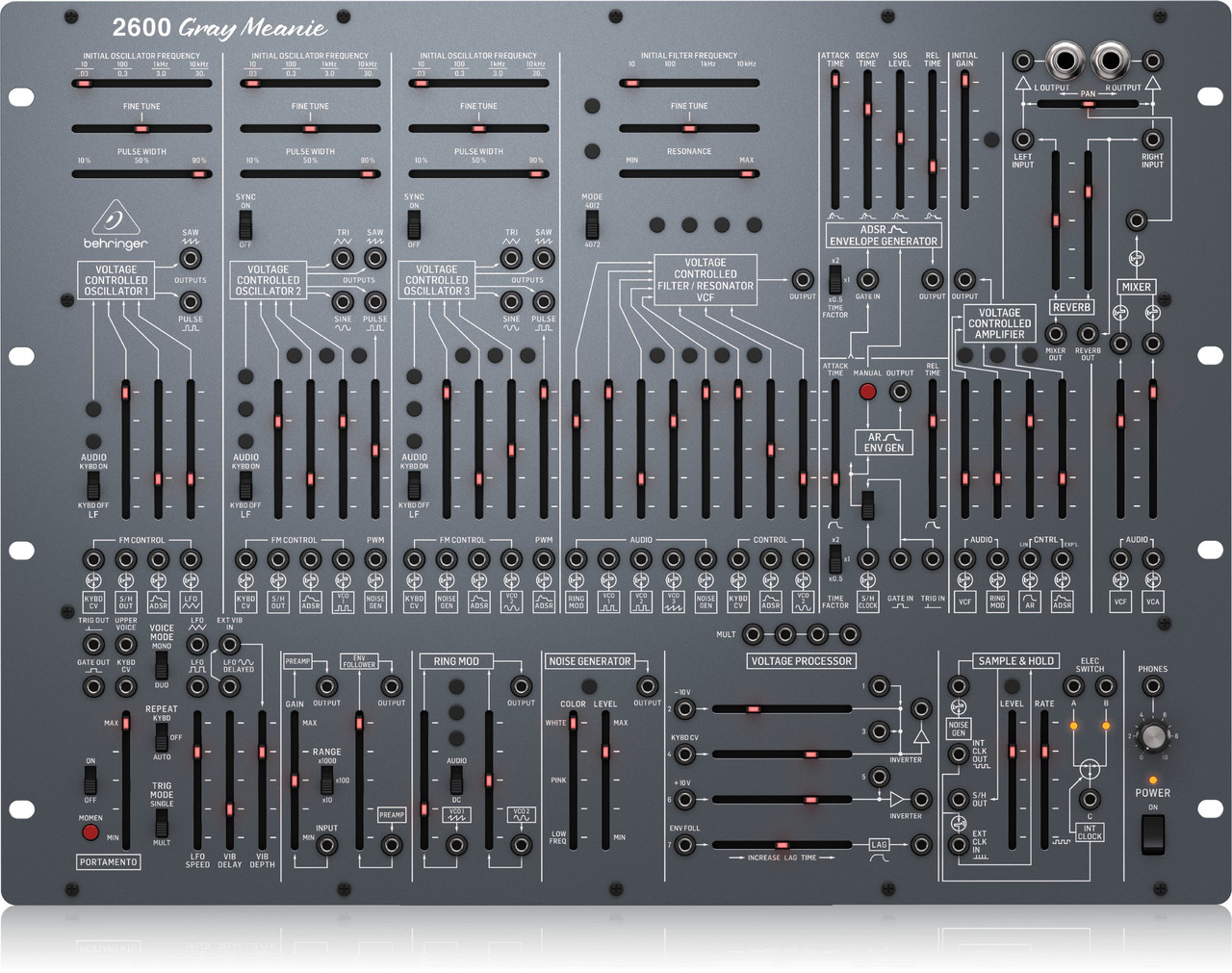 Behringer 2600 Gray Meanie Analogue Synthesizer Behringer 2600 Gray Meanie Analogue Synthesizer